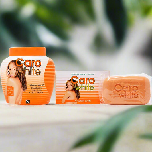Caro White Cream 16.9oz + Soap 6.3oz)